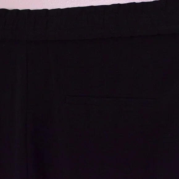 Women's ZARA Black Elastic High-Waist Trouser Business Casual Pant - Size S - Picture 6 of 7